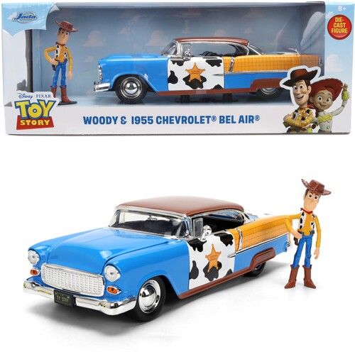 JADA 1/ 24 HWR TS CHEVY BEL AIR DIE-CAST CAR WOODY