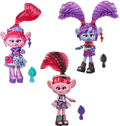 Trolls DreamWorks TrollsTopia Rockstar Val Fashion Doll, Includes