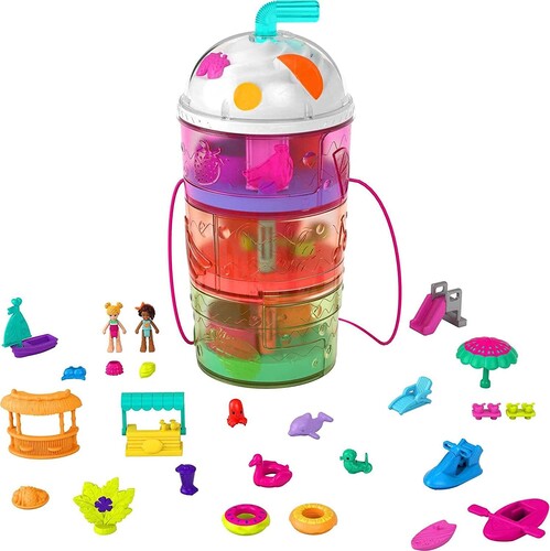 Polly Pocket - Mattel - Polly Pocket Spin and Reveal Smoothie