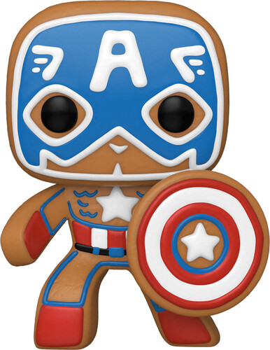 Funko Pop! Marvel: - Holiday- Captain America (Vfig)