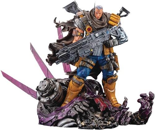 MARVEL UNIVERSE - CABLE FINE ART STATUE SIGNATURE