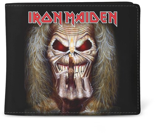 ROCKSAX IRON MAIDEN MIDDLE FINGER WALLET BLK