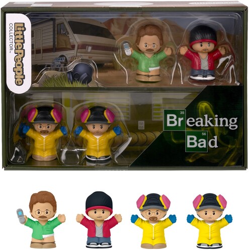 LITTLE PEOPLE COLLECTOR BREAKING BAD 4 PACK SE