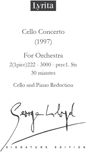 CELLO CONCERTO - CELLO & PIANO REDUCTION