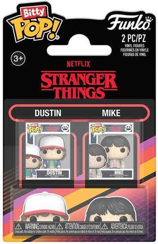 BITTY POP STRANGER THINGS 2PK DUSTIN & MIKE