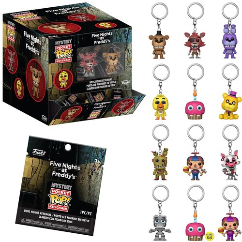 Funko Keychain: Five Nights at Freddy's Classic (One Random Keychain Per Purchase)