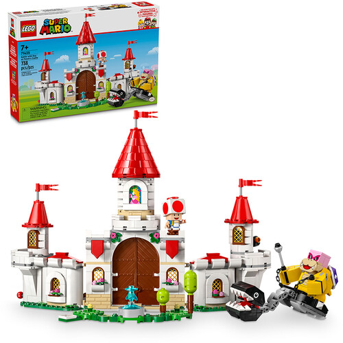 LEGO SUPER MARIO BATTLE WITH ROY AT PEACHS CASTLE