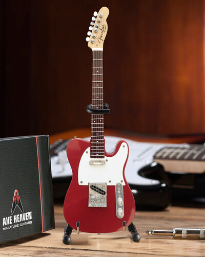 Fender Telecaster Candy Apple Red 10 Inch Miniature Electric Guitar Replica
