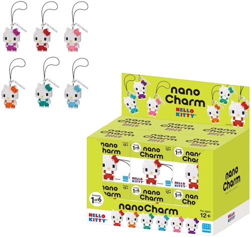 NANOCHARM HELLO KITTY COLORS (BOX/ 12) BLINDBOX DIS