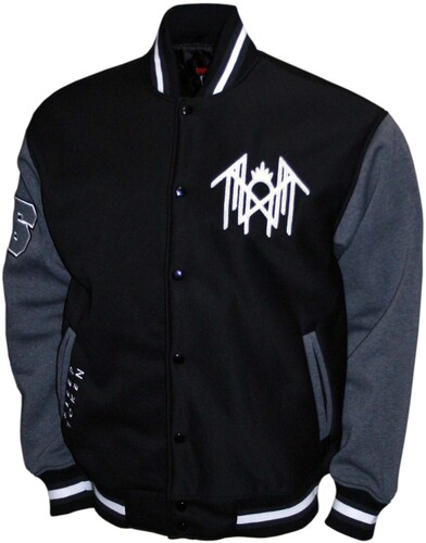 SLEEP TOKEN VARSITY LG SLV JK 2XL / ASH M2451STA5