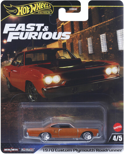 Mattel - Hot Wheels Premium: Fast & Furious 1970 Custom Plymouth Roadrunner