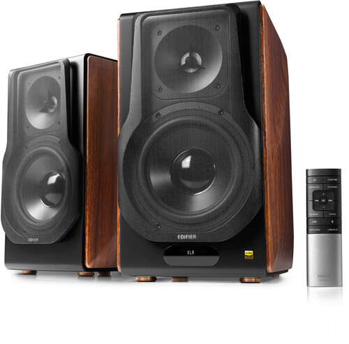 Edifier S3000MKII Bluetooth Powered Wireless - 256 Watts - (Back/Wood)