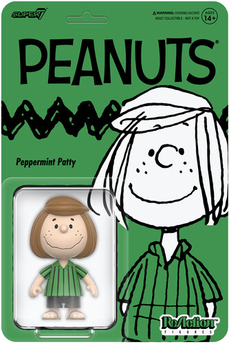 Peanuts Reaction Figures Wave 09 - Peppermint Patt - Super7 - Peanuts - ReAction Figures Wv9 - Peppermint Patty vinyl record cover