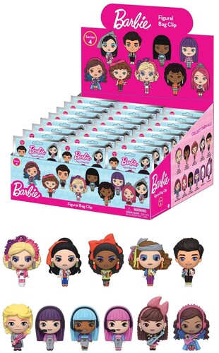 BARBIE 3D FOAM BAG CLIP SERIES 4 24PC BLIND BAG PD