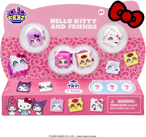 CLICKEEZ HELLO KITTY & FRIENDS 7 PACK