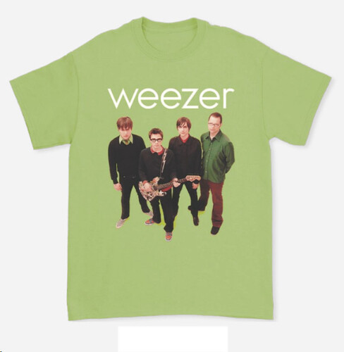 WEEZER WEEZER 2 T-SHIRT LARGE (GREEN)