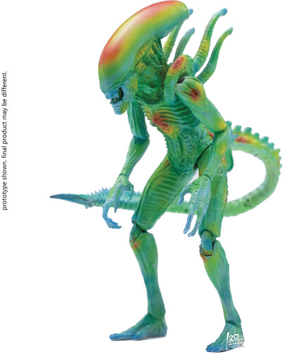 Hiya Toys - Avp Thermal Vision Alien Warrior 1/18 Scale Fig