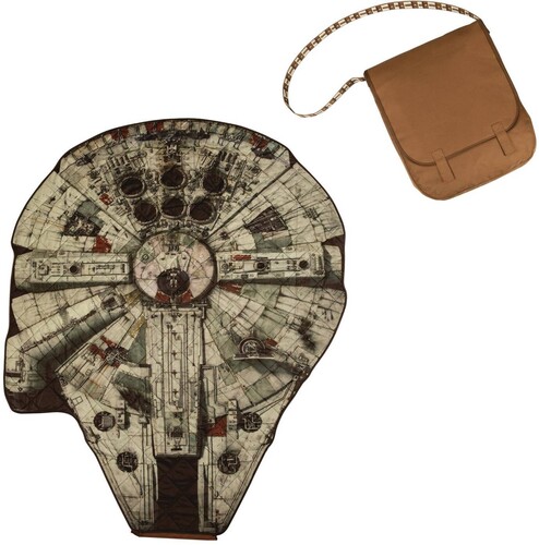 STAR WARS MILLENIUM FALCON BLANKET IN A BAG (NET)|alliance entertainment