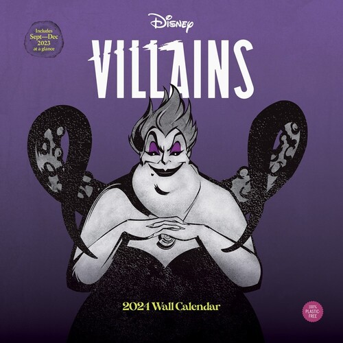 Disney - Disney Villains 2024 Wall Calendar (Cal)