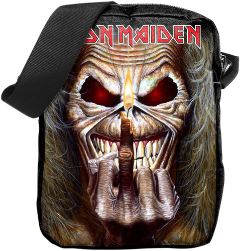 ROCKSAX IRON MAIDEN MIDDLE FINGER XBODY BAG BLK
