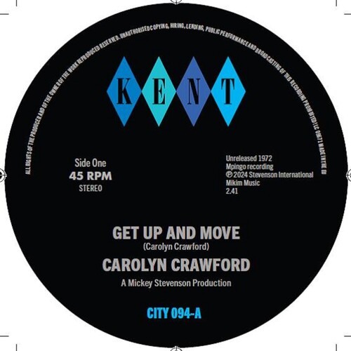 Crawford, Carolyn - Get Up & Move / Sugar Boy