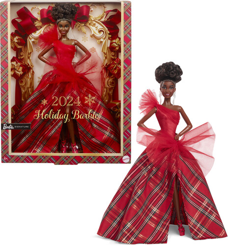 BARBIE HOLIDAY DOLL 2024 BLACK