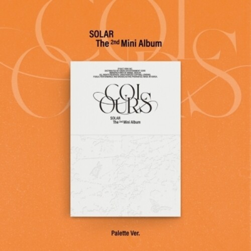 Colours - Palette Version - incl. 92pg Photobook, 6pc Lyrics Postcard Set, 2 Stickers, 2 Photocards, Color Film + Folded Poster [Import]