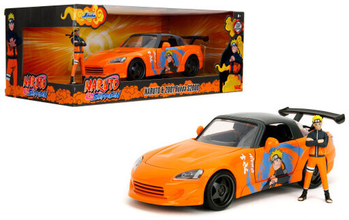 1:24 HWR NARUTO - '01 HONDA S2000 W/ NARUTO (4PC)