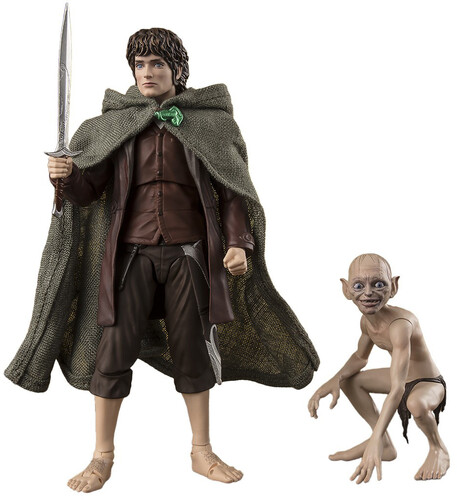 Tamashii Nations - The Lord of the Rings - S.H.Figuarts - Frodo Baggins & Gollum (The Fellowship of the Ring) Action Figures