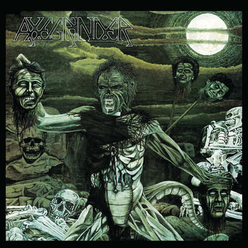 Axegrinder - Rise Of The Serpent Men vinyl record cover