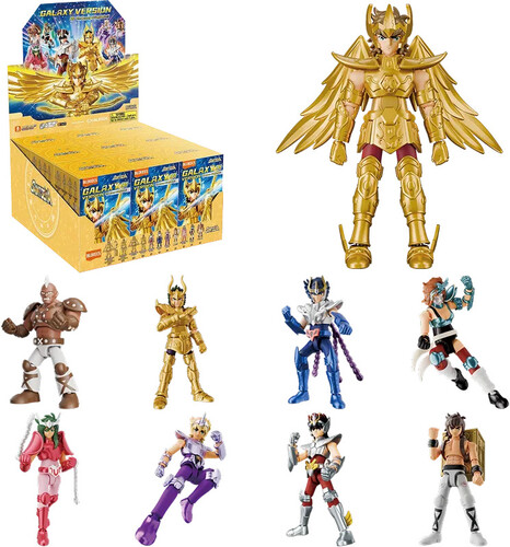 Blokees - Saint Seiya - Galaxy Version - WV1: The Legacy of the Sagittarius!! Model Kit 9ct Display
