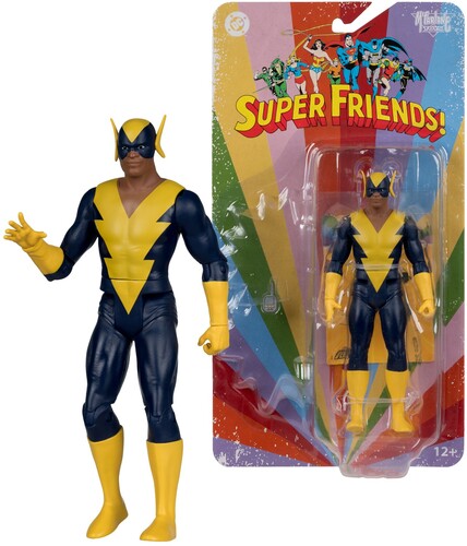 DC RETRO 6IN WV16 - SUPER FRIENDS BLACK VULCAN FIG