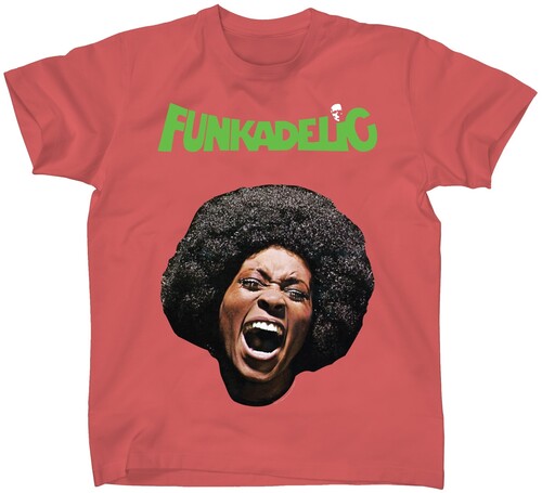 PARLIAMENT FUNKADELIC MAGGOT BRAIN SHIRT SM SALMON