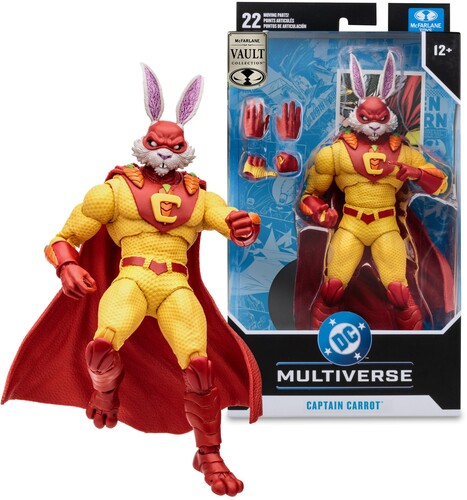 DC MULTIVERSE CAPTAIN CARROT 7 INCH ACTION FIGURE