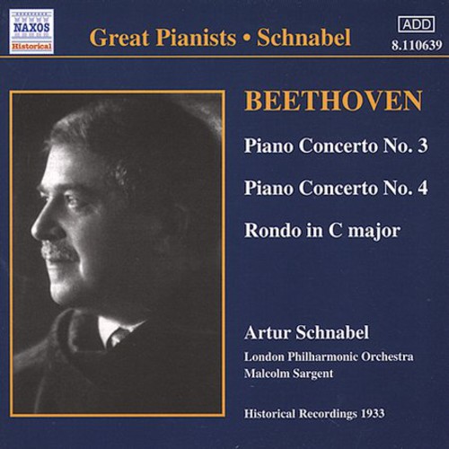 ARTUR SCHNABEL - Con Pno 3/4/Rondo C