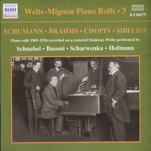 ARTUR SCHNABEL - Welt-Mignon Piano Rolls-Vol. 3