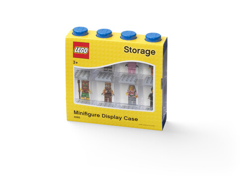 LEGO Minifigure Stackable Display Case 8, Blue