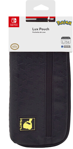 Switch Accessory:  Case - HORI Lux Pouch - Pikachu:  Officially Licensed by Nintendo