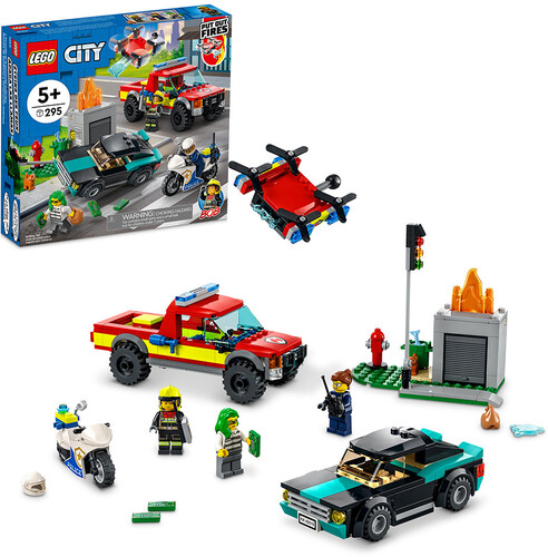 CITY FIRE RESCUE & POLICE CHASE