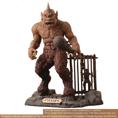 RAY HARRYHAUSENS CYCLOPS 1/8 UNPAINTED PLASTIC MOD|alliance entertainment