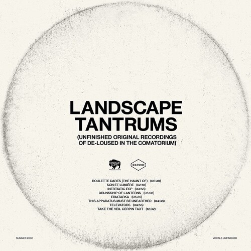 The Mars Volta - Landscape Tantrums - Unfinished Original Recordings Of De-Loused In The Comatorium Black [LP]