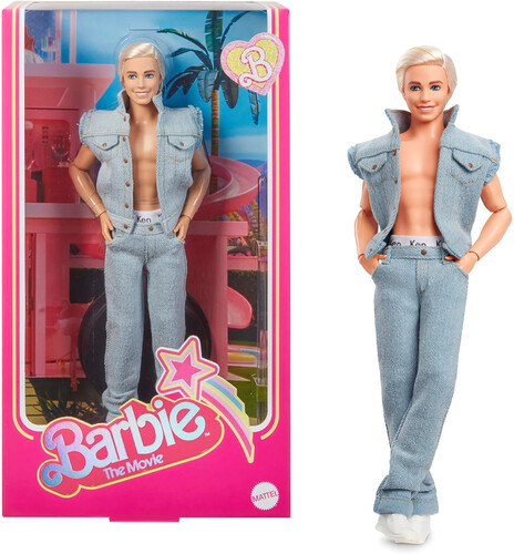 BARBIE MOVIE KEN DOLL WEARING ALL DENIM MATCHING