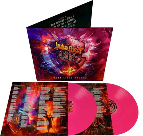 Judas Priest - Invincible Shield - Limited Pink Colored Vinyl