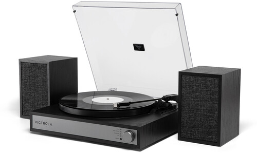 VICTROLA VTS1300BLK HARMONY BT RCRD PLYR SPKRS BLK