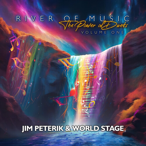 Jim Peterik & World Stage - River Of The Music: The Power Of Duets - Vol 1 vinyl record cover