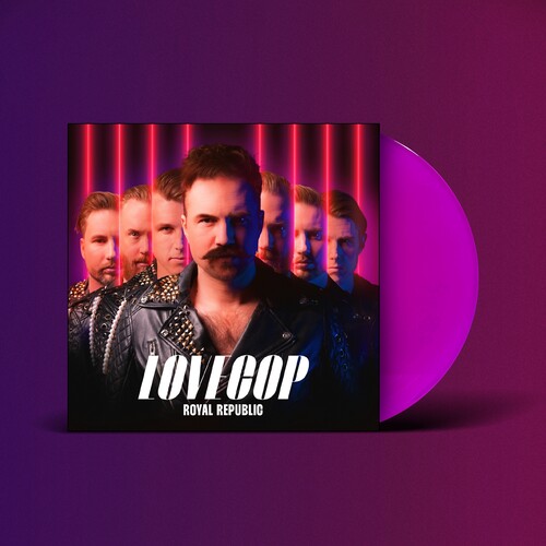 Royal Republic - Lovecop - Neon Violet vinyl record cover