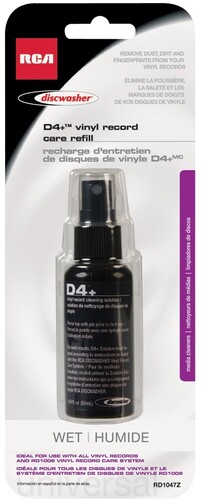 Discwasher rd1047Z D4+ Record Care Sys Refill 50Ml - Discwasher Rd1047z D4+ Record Care Sys Refill 50ml vinyl record cover