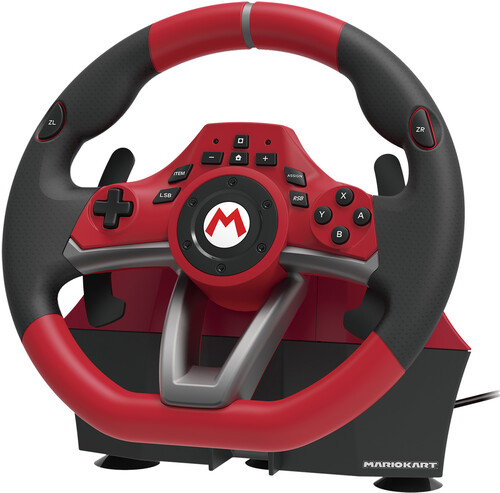 Hori - Mario Kart Racing Pro Deluxe for Nintendo Switch - Red