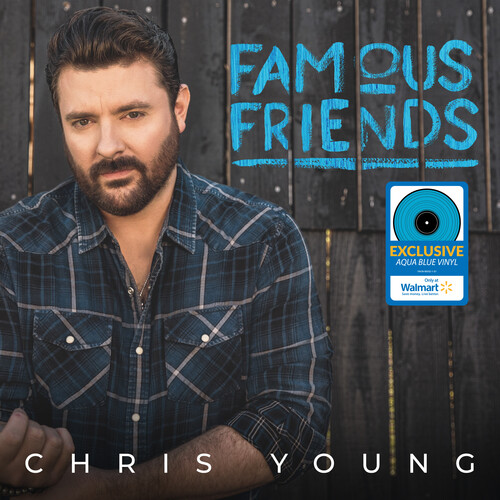 Chris Young - Famous Friends [Aqua Blue LP]