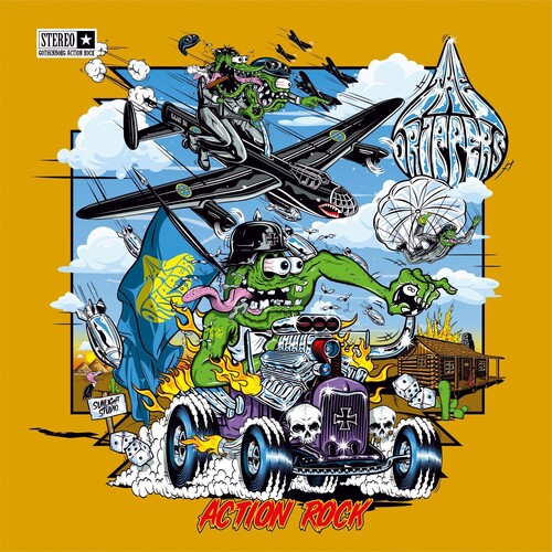 Drippers - Action Rock [Clear Vinyl] (Grn) (Ylw)